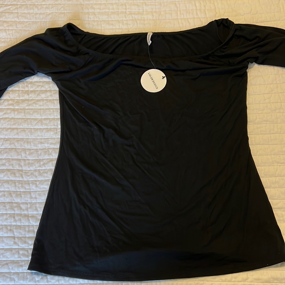 Lulus off the shoulder top XL